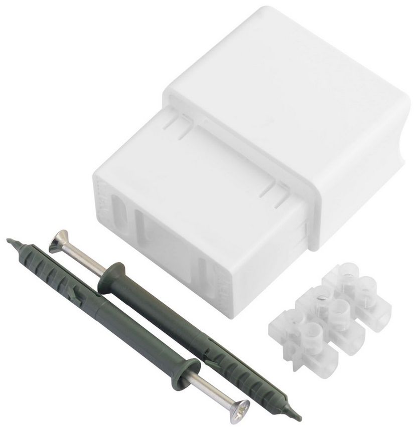 Комплект для скрытого подключения полотенцесушителя NAVIN белый (24-122630-5030) - 24-122630-5030