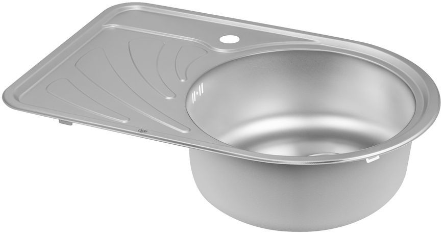 Кухонная мойка QTAP 6744R Micro Decor 0,8 мм (180) чаша справа - QT6744RMICDEC08