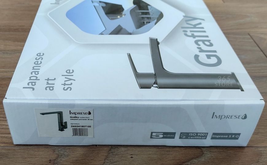 Змішувач для кухні IMPRESE GRAFIKY ZMK041807150 сірий графіт, 25 мм - ZMK041807150