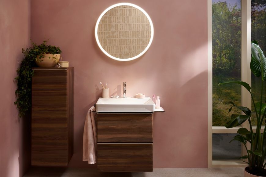 Смеситель для раковины HANSGROHE Tecturis S 110 CoolStart EcoSmart+ Chrome 73314000 хром с донным клапаном - 73314000