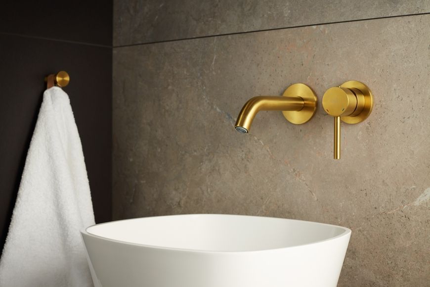 Смеситель для умывальника скрытого монтажа KFA ARMATURA MOZA GOLD 5039-810-31 - 5039-810-31