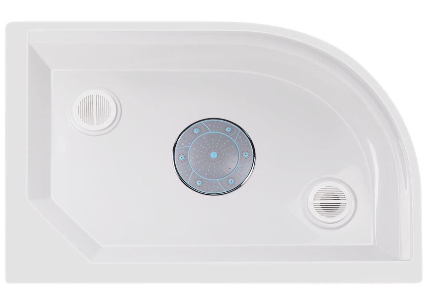 Гидромассажный бокс LIDZ TANI 120x80, высокий, стекло тонир. 4 мм + стенки BLA - LTSBM12080LSATHIGHGR
