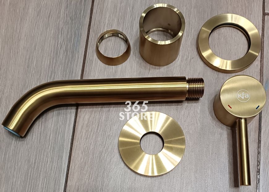 Смеситель для умывальника скрытого монтажа KFA ARMATURA MOZA GOLD 5039-810-31 - 5039-810-31