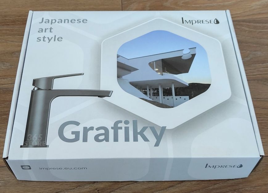 Змішувач для кухні IMPRESE GRAFIKY ZMK041807150 сірий графіт, 25 мм - ZMK041807150