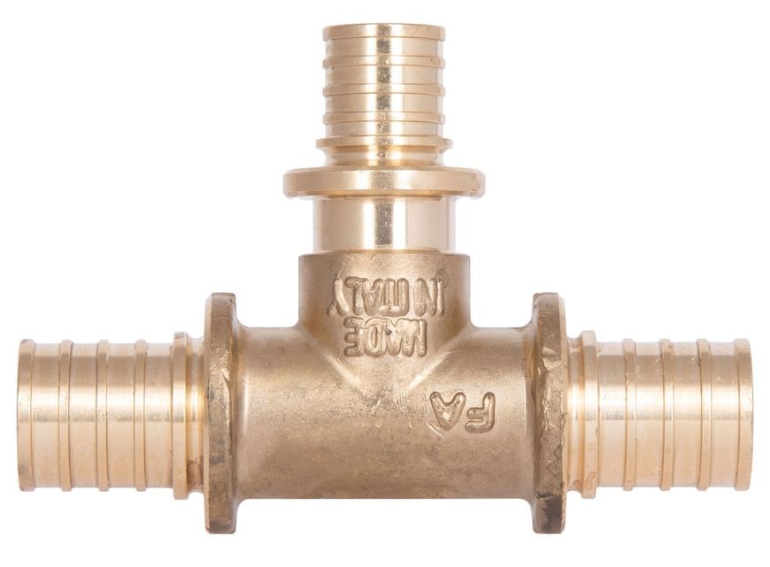 Тройник для аксиального фитинга Icma d20x2,8-16x2,2-20x2,8 латунь №1039 851039GWBOGW05