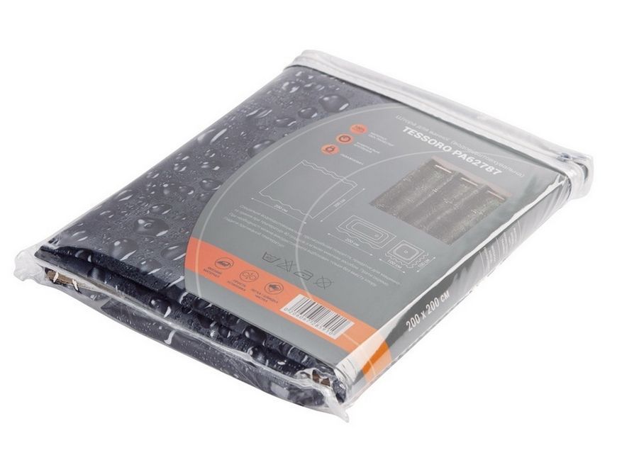 Шторка для ванной QTAP Tessoro PA62787 200х200 - QTPA62787