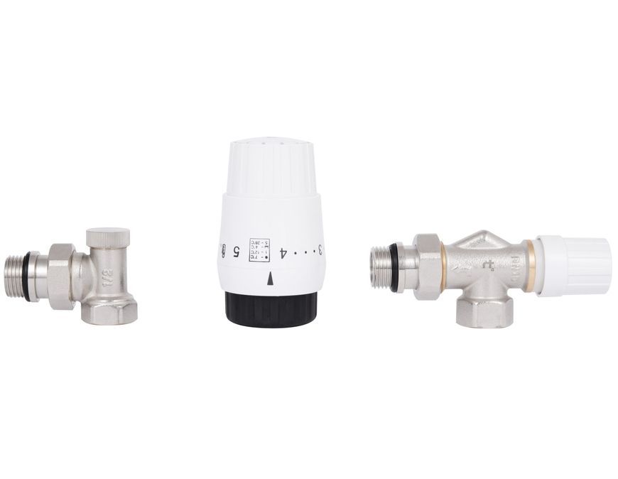 Осевой термостатический комплект Thermo Alliance Forte 1/2" с преднастройкой, антипротечка TAF302G15