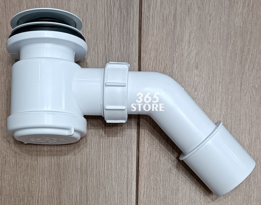 Сифон McALPINE "клік-клак" для ванни/душового піддона, HC26CLCP-WH білий глянцевий - HC26CLCP-WH