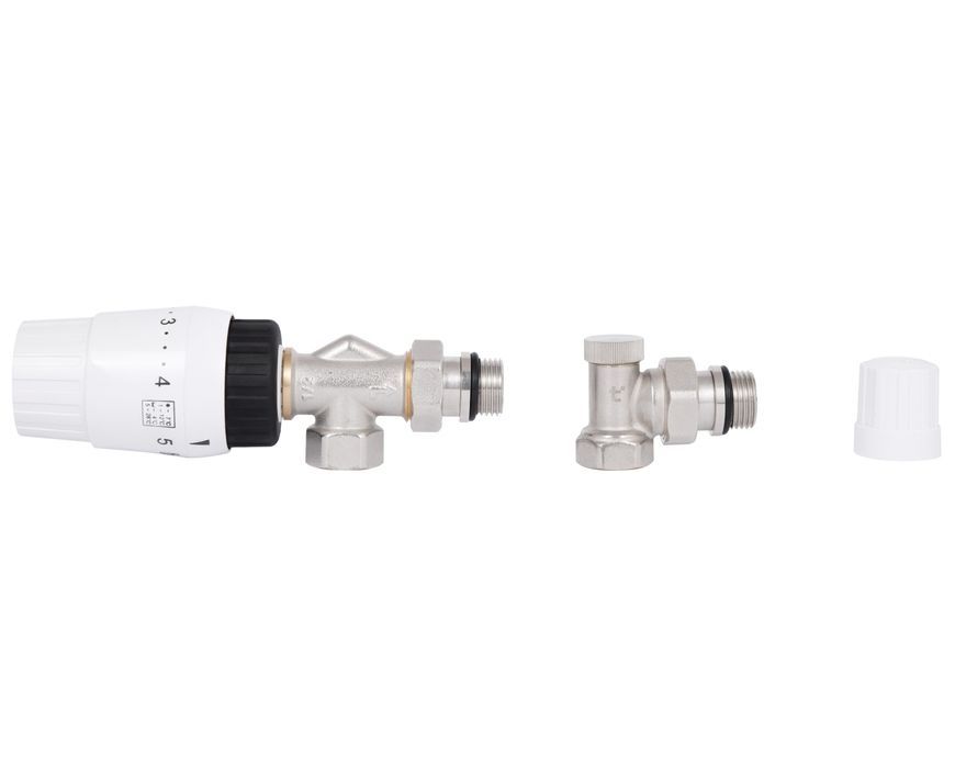 Осевой термостатический комплект Thermo Alliance Forte 1/2" с преднастройкой, антипротечка TAF302G15