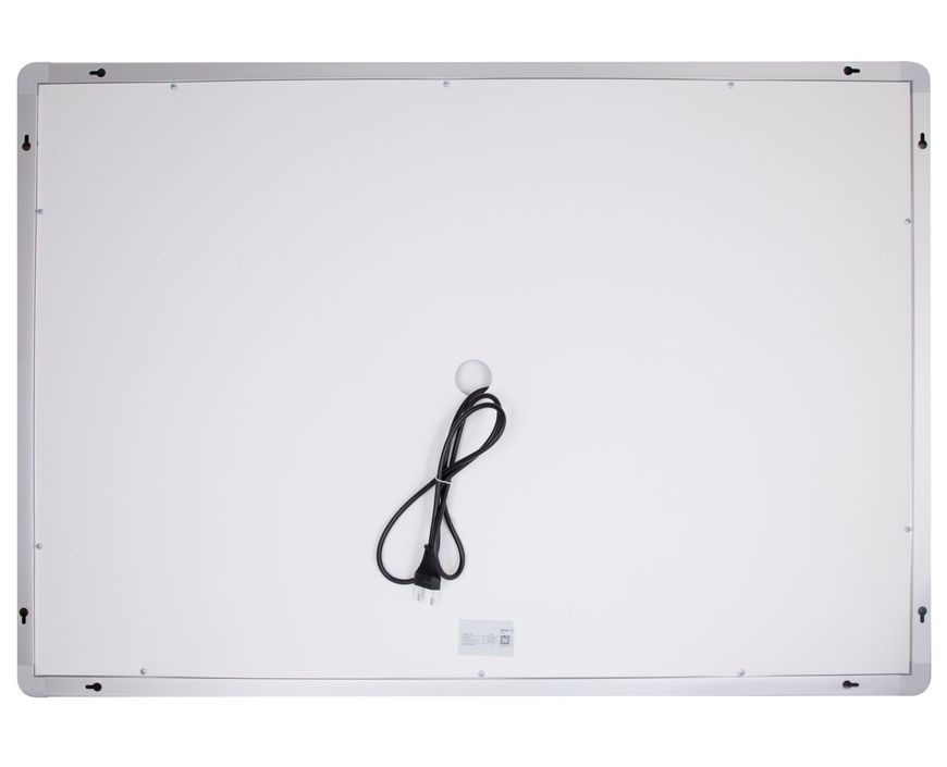 Дзеркало настінне прямокутне Qtap Mideya MI9 1000х700 з LED-підсвіткою Touch, антизапотіванням, димером, рег. яскравості QT2078NCF10070W