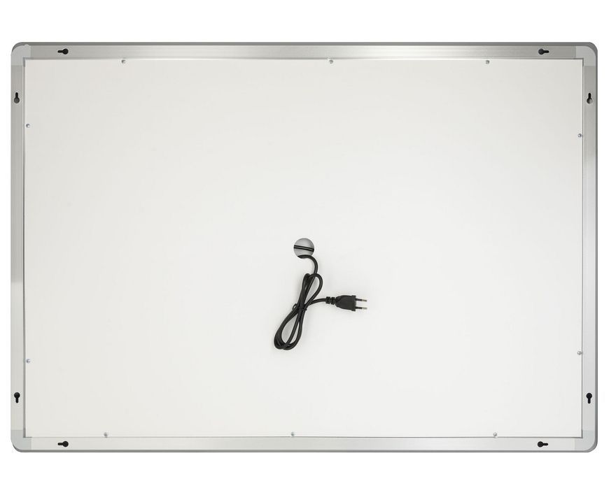 Дзеркало настінне прямокутне Qtap Mideya MI9 1000х700 з LED-підсвіткою Touch, антизапотіванням, димером, рег. яскравості QT2078NCF10070W