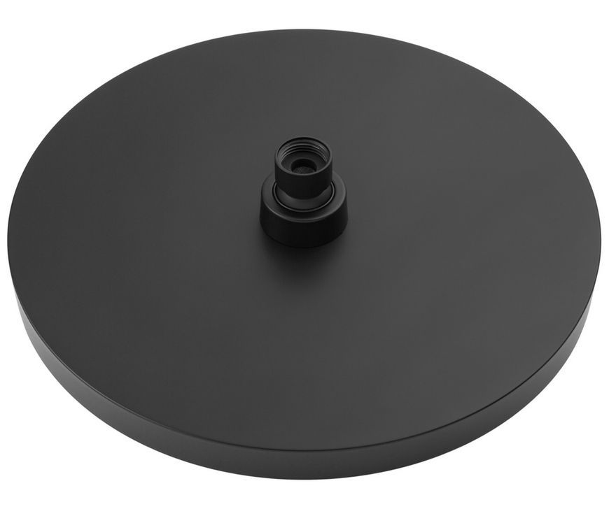 Лійка для верхнього душу Kroner Element 2801562915Z-3801 250 мм, кругла, чорний CV036157 - Element 2801562915Z-3801