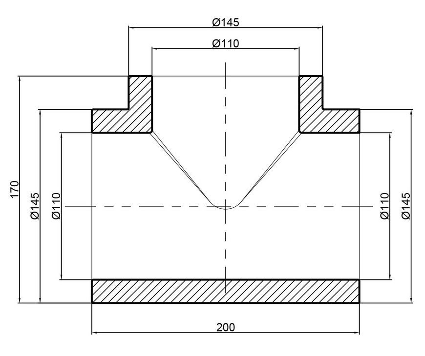 Тройник PPR THERMO ALLIANCE 110 - DSC009