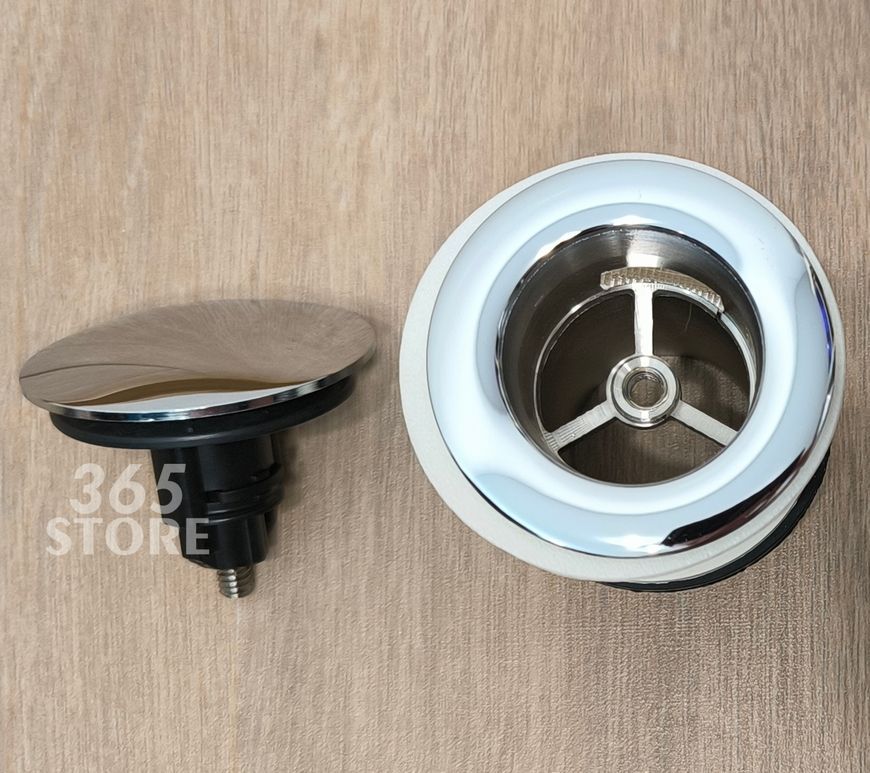 Донный клапан McALPINE CW60-CB Cliсk-Claсk хром для раковины 1 1/4" с переливом - CW60CB