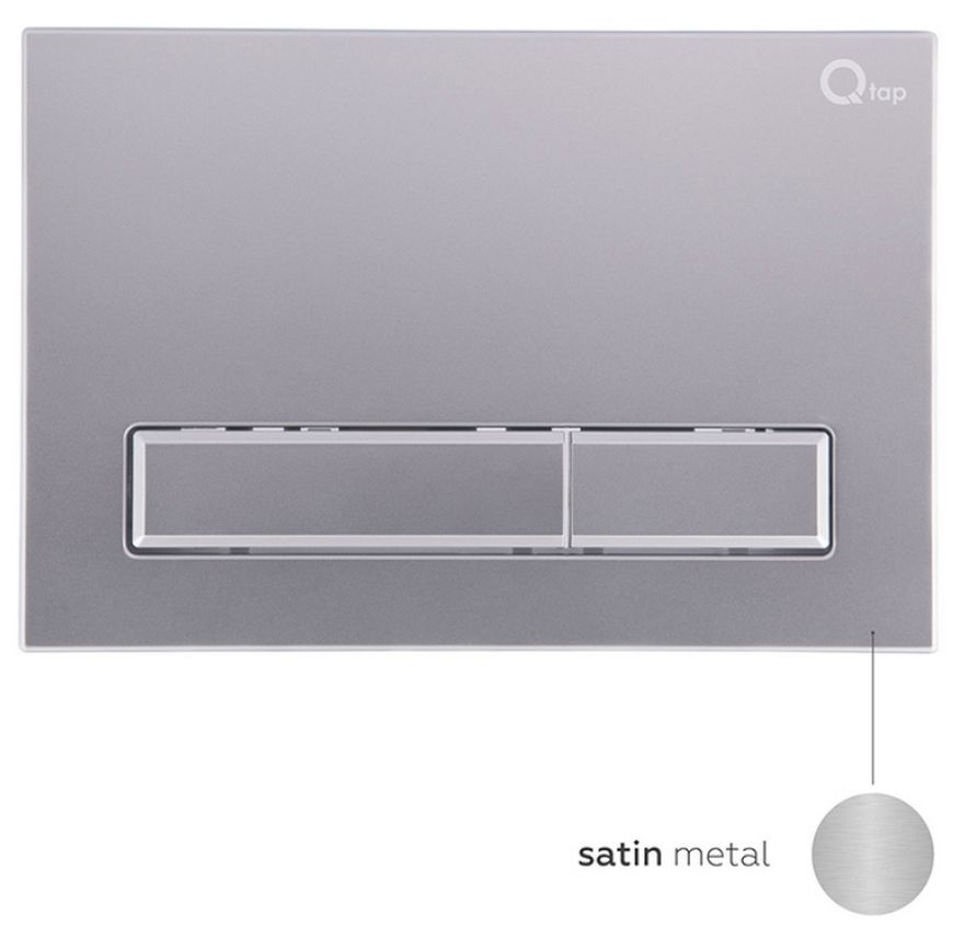 Панель смыва для унитаза QTAP Nest QT0111M08382SAT - QT0111M08382SAT