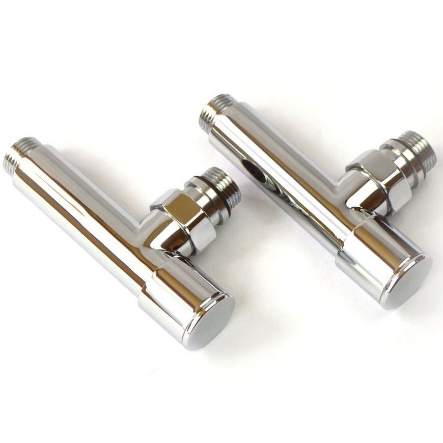 Кран для рушникосушарки кутовий подовжений NAVIN Raftec Chrome 1/2"х1/2", 2 шт. 25-030430-4012 - 25-030430-4012