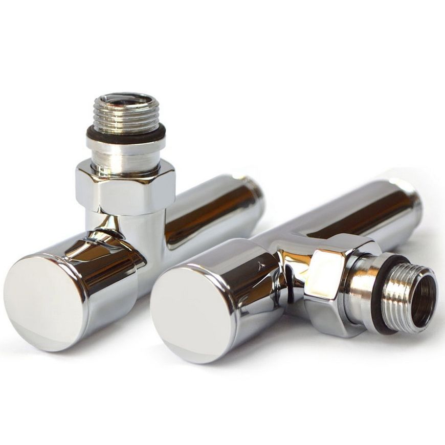 Кран для рушникосушарки кутовий подовжений NAVIN Raftec Chrome 1/2"х1/2", 2 шт. 25-030430-4012 - 25-030430-4012