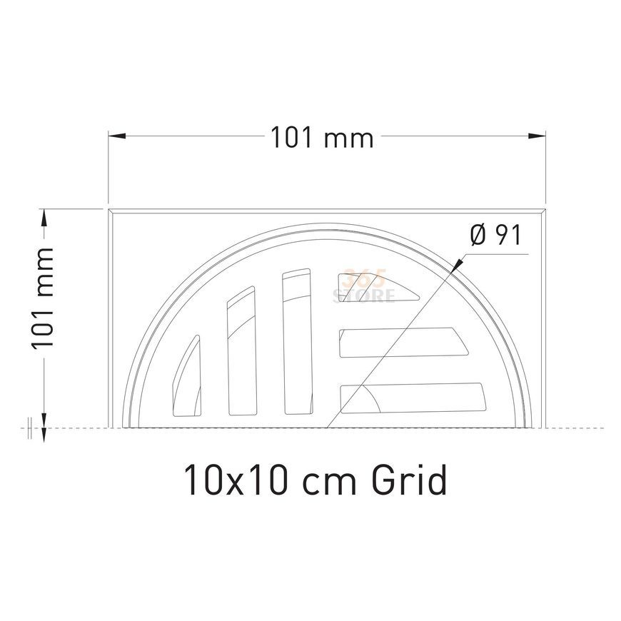 Трап VALTEMO Prima 100x100 мм - VFD-713715