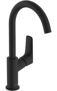 Змішувач для раковини HANSGROHE Logis 210 Matt Black 71131670 чорний матовий - 71131670