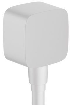 Шланговое подсоединение HANSGROHE FixFit с обратным клапаном Matt White 26457700 белый матовый - 26457700