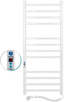 Полотенцесушитель электрический NAVIN Loft 500х1200 Digital таймер регулятор правый белый 12-143052-5012 - 12-143052-5012