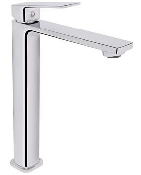Змішувач для раковини Qtap Capricorn високий Chrome (k26) QTCAP1060H102C48220 - QTCAP1060H102C48220