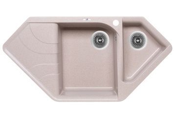 Кухонна мийка з додатковою чашею LIDZ 1000x500/225 COL-06 (LIDZCOL061000500225) - LIDZCOL061000500225