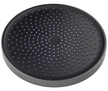 Лейка для верхнего душа Kroner Element 2801562923Z-5301 250 мм, круглая, графит CV036158 - Element 2801562923Z-5301