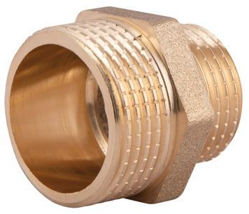 Ниппель латунный SD Plus 1/2"х3/4" редукционный SD4081520