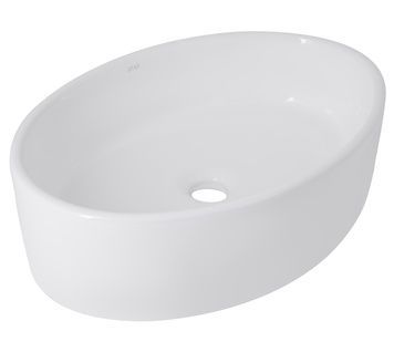 Раковина-чаша накладна Qtap Kolibri овальна 500x360x140 White QT10116065W - QT10116065W