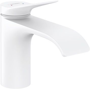 Змішувач для раковини HANSGROHE Vivenis 80 Matt White 75012700 білий матовий - 75012700