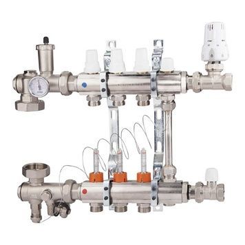 Коллекторная группа ICMA 1" 3 выхода, с расходомерами №A2K013 - A2K013APH06