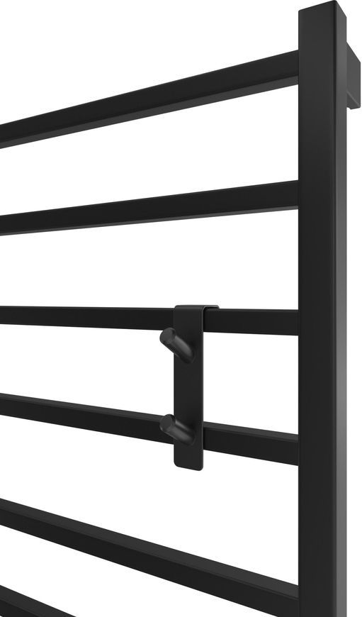 Крючок двойной навесной для полотенцесушителя Hygge Family HF черный матовый 4.026.044292.BM - 4.026.044292.BM
