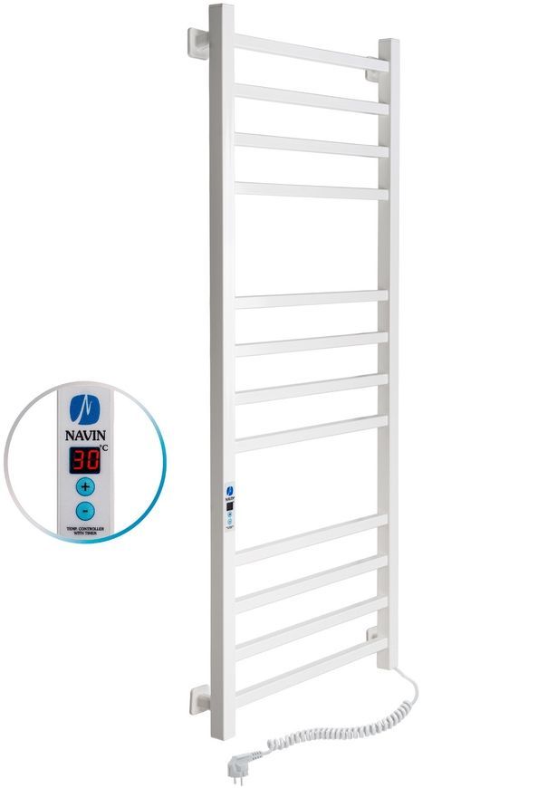 Рушникосушарка електрична NAVIN Loft 500х1200 Digital таймер регулятор права біла 12-143052-5012 - 12-143052-5012