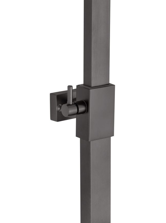 Душова система Kroner KRP Edelstahl Kubus-PVD063 на 3 споживача, графіт CV035906 - EdelstahlKubus-PVD063