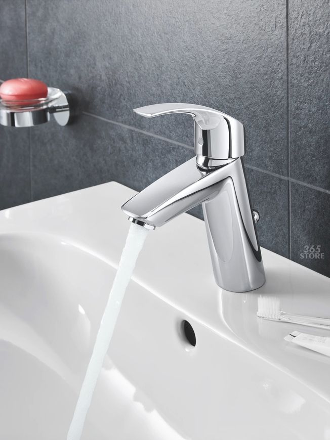 Смеситель для умывальника GROHE Eurosmart 23322001 с донным клапаном - 23322001