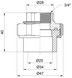 Сгон "Американка" PPR ALFA PLAST 25х3/4" ВР - APFTUX2534X - 2
