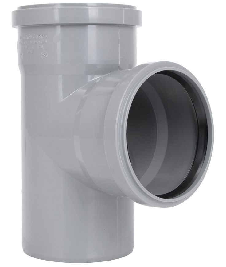 Хрестовина двоплощинна каналізаційна Ostendorf-OSMA HT-System PLUS d110/110/110/50&times;87&deg; (П) SD00057312