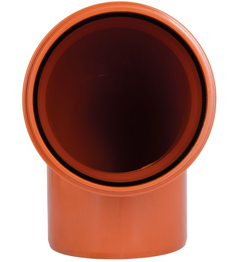 Колено канализационное Ostendorf-OSMA KG System d200&times;87&deg; SD00058086