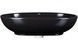 Раковина-чаша QTAP Leo 585х380х180 Matt black з донним клапаном QT1111A028MB - QT1111A028MB - 2