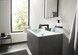 Змішувач для раковини HANSGROHE Finoris 110 на 3 отвори Matt Black 76033670 чорний матовий з донним клапаном push-open - 76033670 - 4