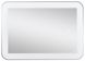Зеркало QTAP Swan 500х700 с LED-подсветкой, сенсорный выключатель, универсальное QT167814145070W