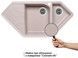 Кухонна мийка з додатковою чашею LIDZ 1000x500/225 COL-06 (LIDZCOL061000500225) - LIDZCOL061000500225 - 3