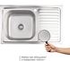 Кухонна мийка LIDZ 5080-L Decor 0,8 мм (180) - LIDZ5080LDEC06 - 6