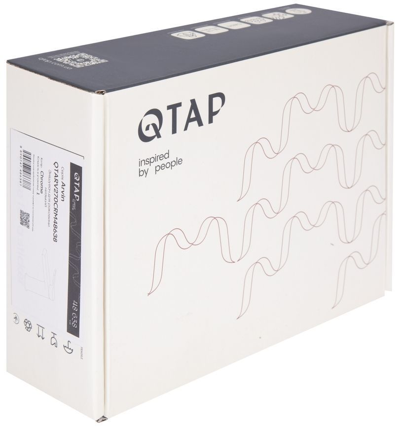 Смеситель для раковины Qtap Arvin Chrome латунь k30 QTARV270CRM48638 - QTARV270CRM48638