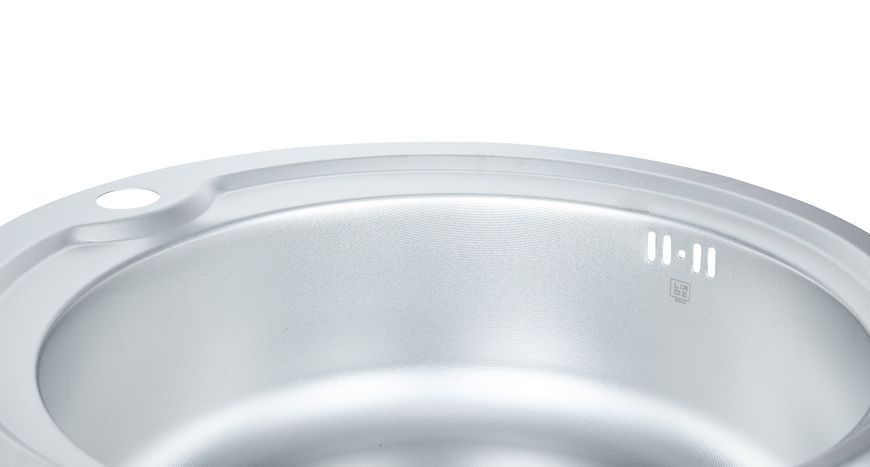 Кухонна мийка Lidz 510-D Micro Decor 0,6 мм (160) LIDZ510DMDEC06 - LIDZ510DMDEC06