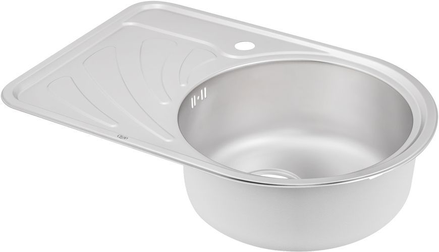 Кухонна мийка QTAP 6744R Satin 0,8 мм (180) чаша справа - QT6744RSAT08
