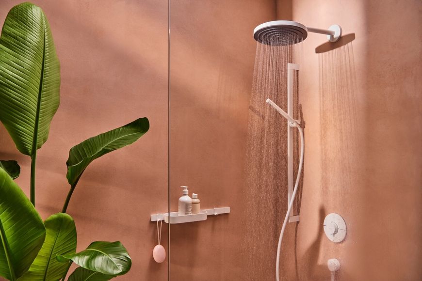 Душовий набір HANSGROHE Pulsify S 100 1jet EcoSmart 65 см Matt White 24372700 білий матовий - 24372700