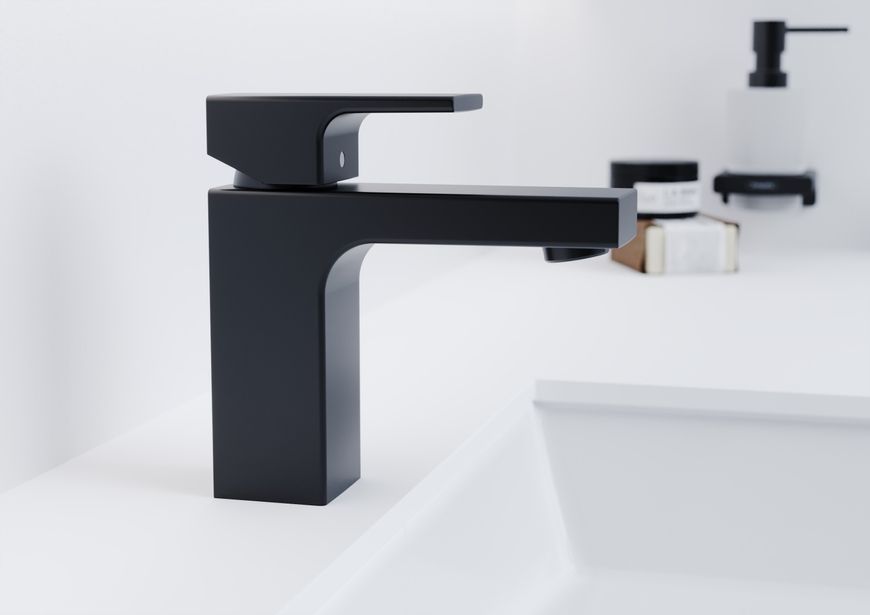 Змішувач для раковини HANSGROHE Vernis Shape 100 чорний матовий 71569670 - 71569670