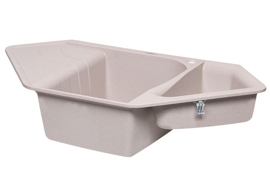 Кухонна мийка з додатковою чашею LIDZ 1000x500/225 COL-06 (LIDZCOL061000500225) - LIDZCOL061000500225